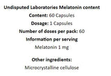 Мелатонин 1 mg - 60 капсули