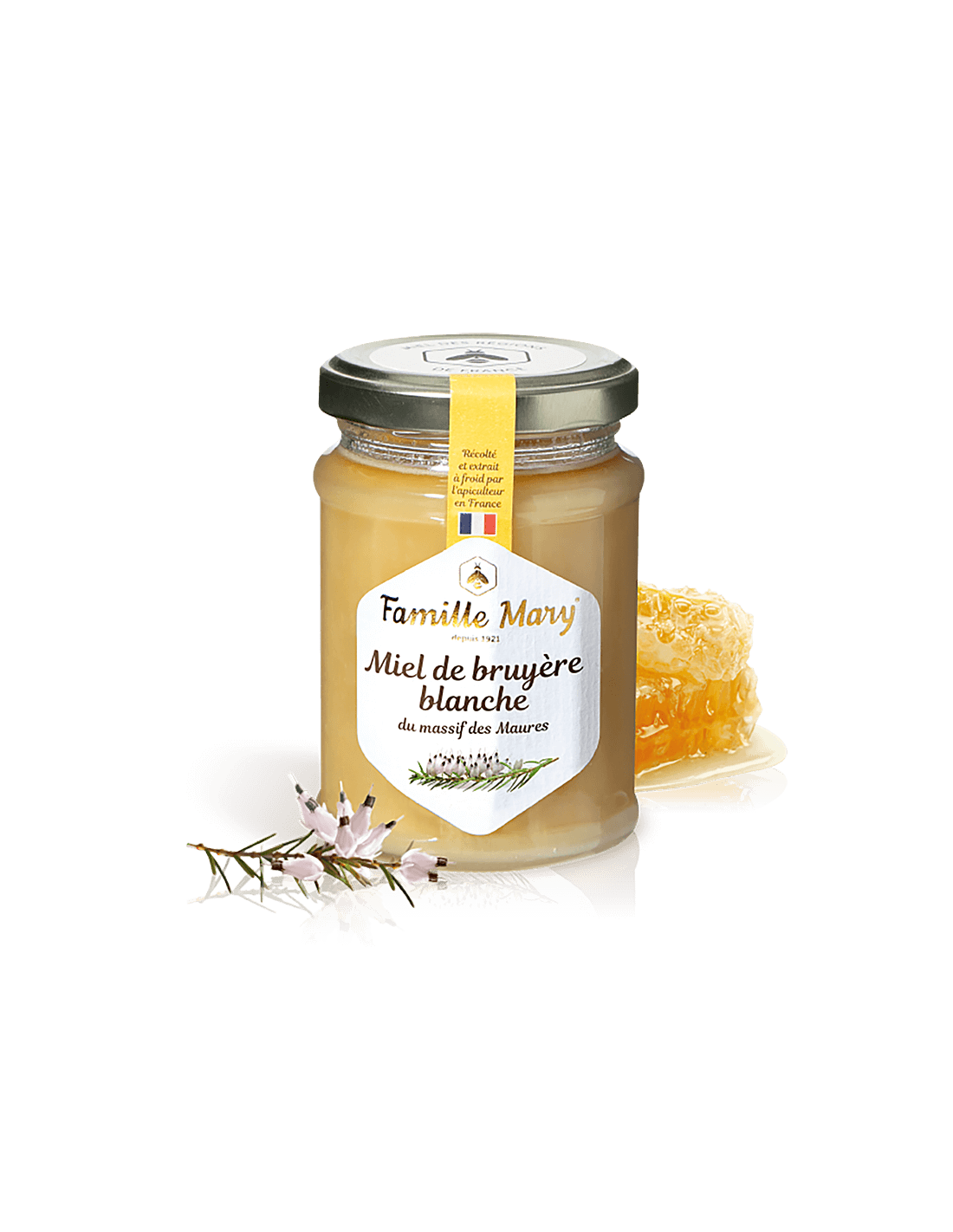 Мед от цветя от бял Хедър - Miel de Bruyère Blanche, 230 g