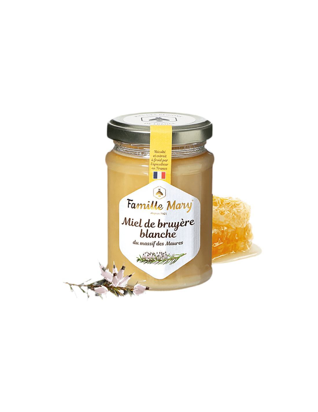 Мед от цветя от бял Хедър - Miel de Bruyère Blanche, 230 g