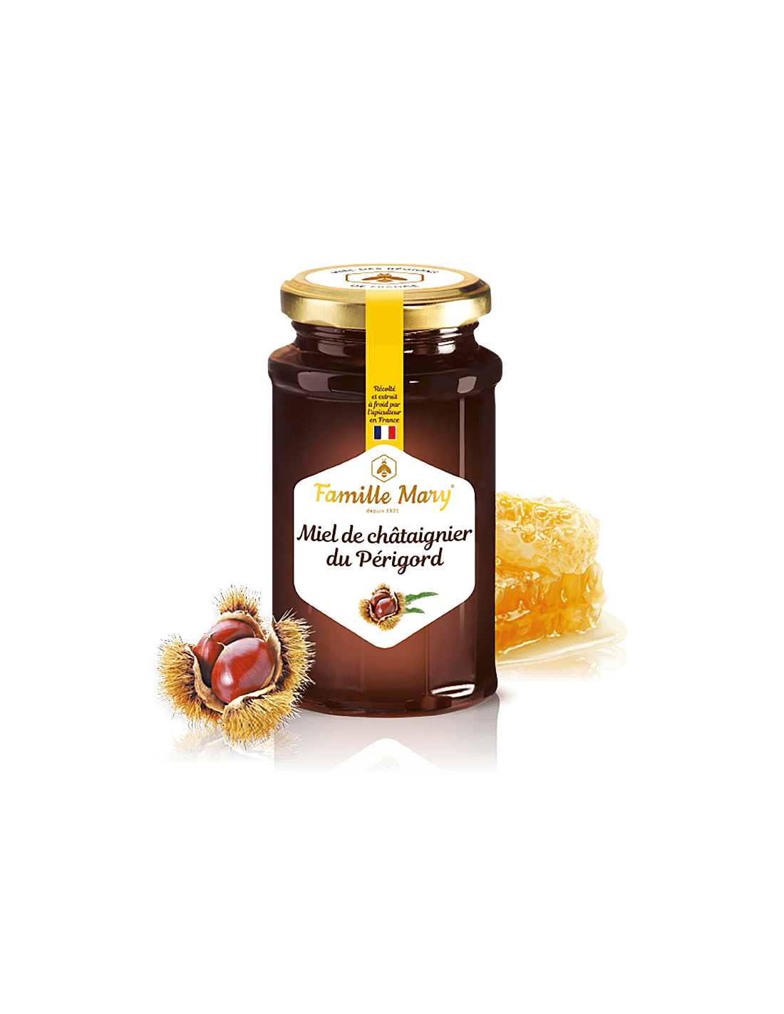 Miel de Châtaignier du Périgord/ French Cestnut Honey (ядлив) от Dordogne, 360 g Famille Mary