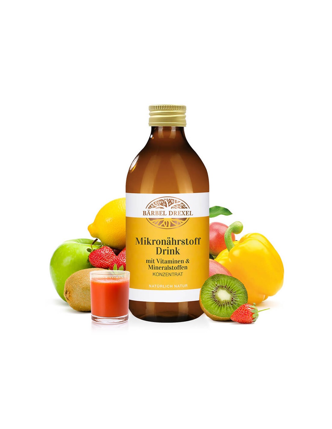 Mikronährstoff Drink mit Vitaminen &amp; Mineralstoffen / Течни витамини, минерали и микроелементи, 300 ml <tc>Bärbel Drexel</tc>