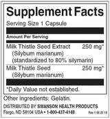 Млечен трън 250 mg - 120 капсули