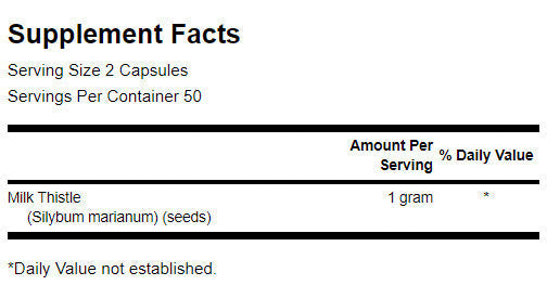 Млечен трън 500 mg - 100 капсули
