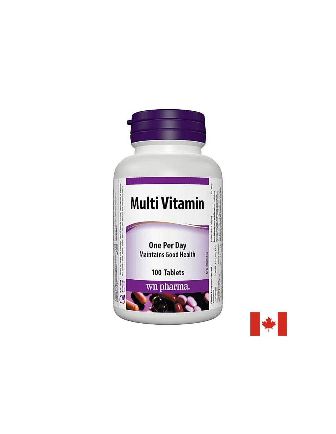 Мултивитамини - Мултивитамини, 100 таблетки <tc>Webber Naturals</tc>