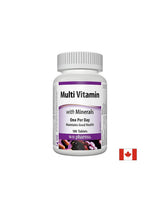 Multi Vitamin with Minerals - Мултивитамини + минерали, 100 табл <tc>Webber Naturals</tc>