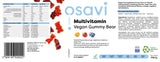 Multivitamin Vegan Gummy Bear | Оранжево, малина, боровинки - 60 бонбони с дъвка
