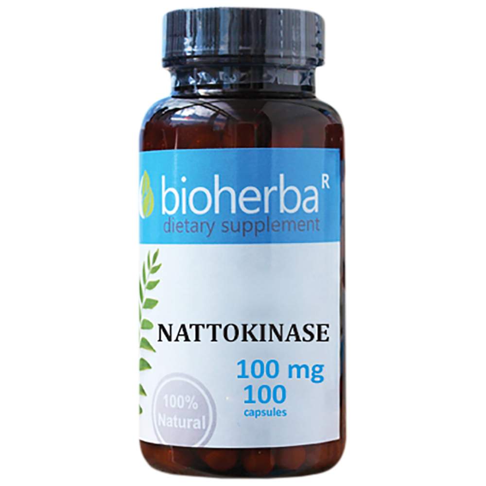 Натокиназа 100 mg - 100 капсули