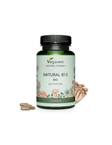 Natural B12 BIO aus Shiitake/ Витамин B12 (от органични медицински гъби шийтаке), 60 капсули, 100% веган <tc>Vegavero</tc>