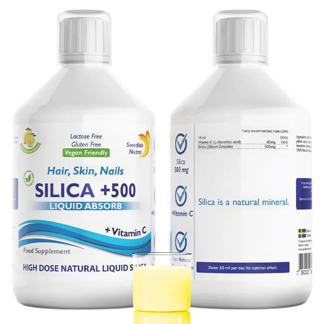 Натурален силициев диоксид+ /500 мл, 33 дози/ <tc>Swedish Nutra</tc>