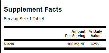 Ниацин 100 mg - 250 таблетки