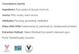 MYRRH Смес от масло | Commiphora Myrrha - 30 ml