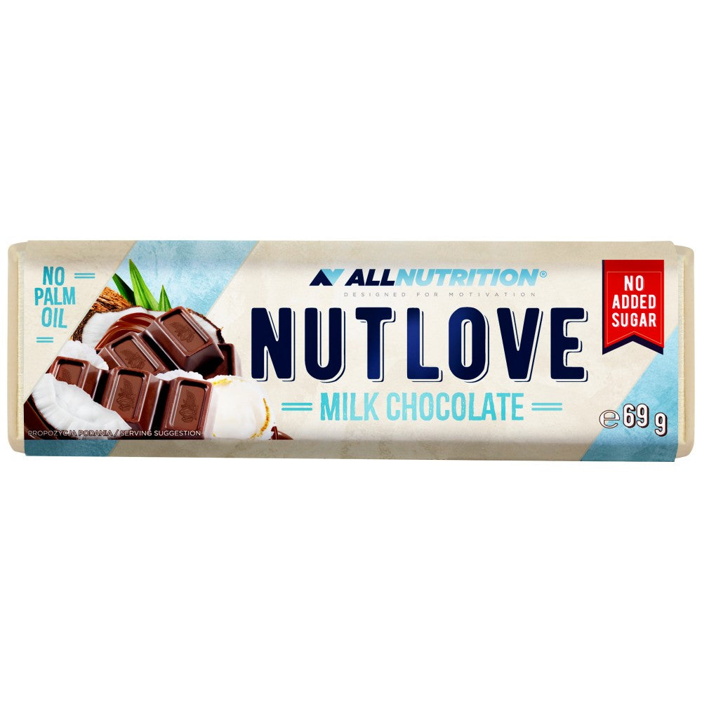 Млечен шоколад на Nutlove | Без добавена захар - 69 грама