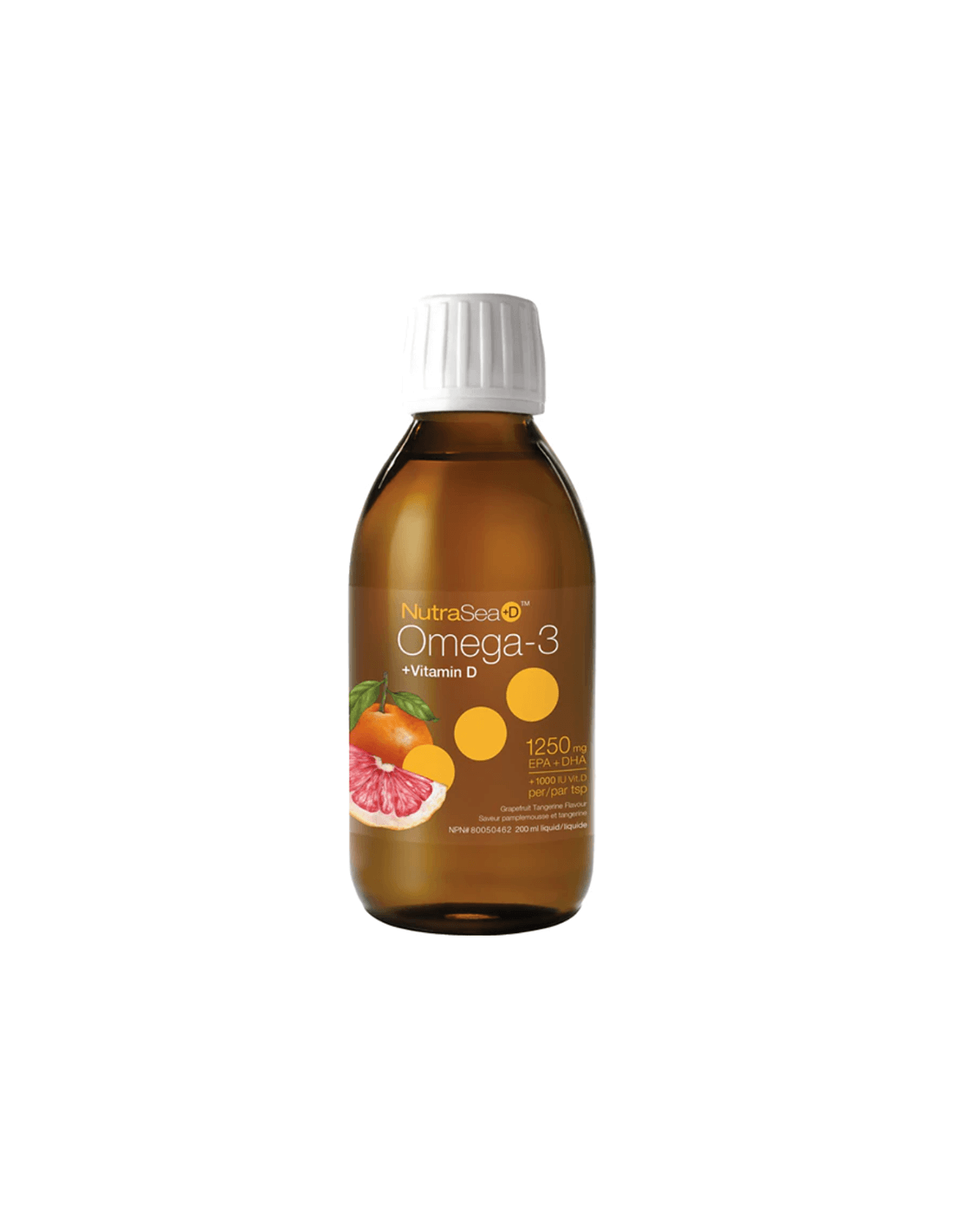 Nutrasea + D ™ Omega-3 1250 mg + витамин D 1000 IU-Omega-3 + витамин D3, 200 ml Nature's Way