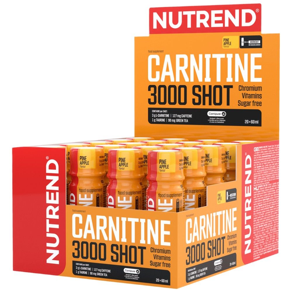 Карнитин 3000 изстрел - 20 x 60 ml