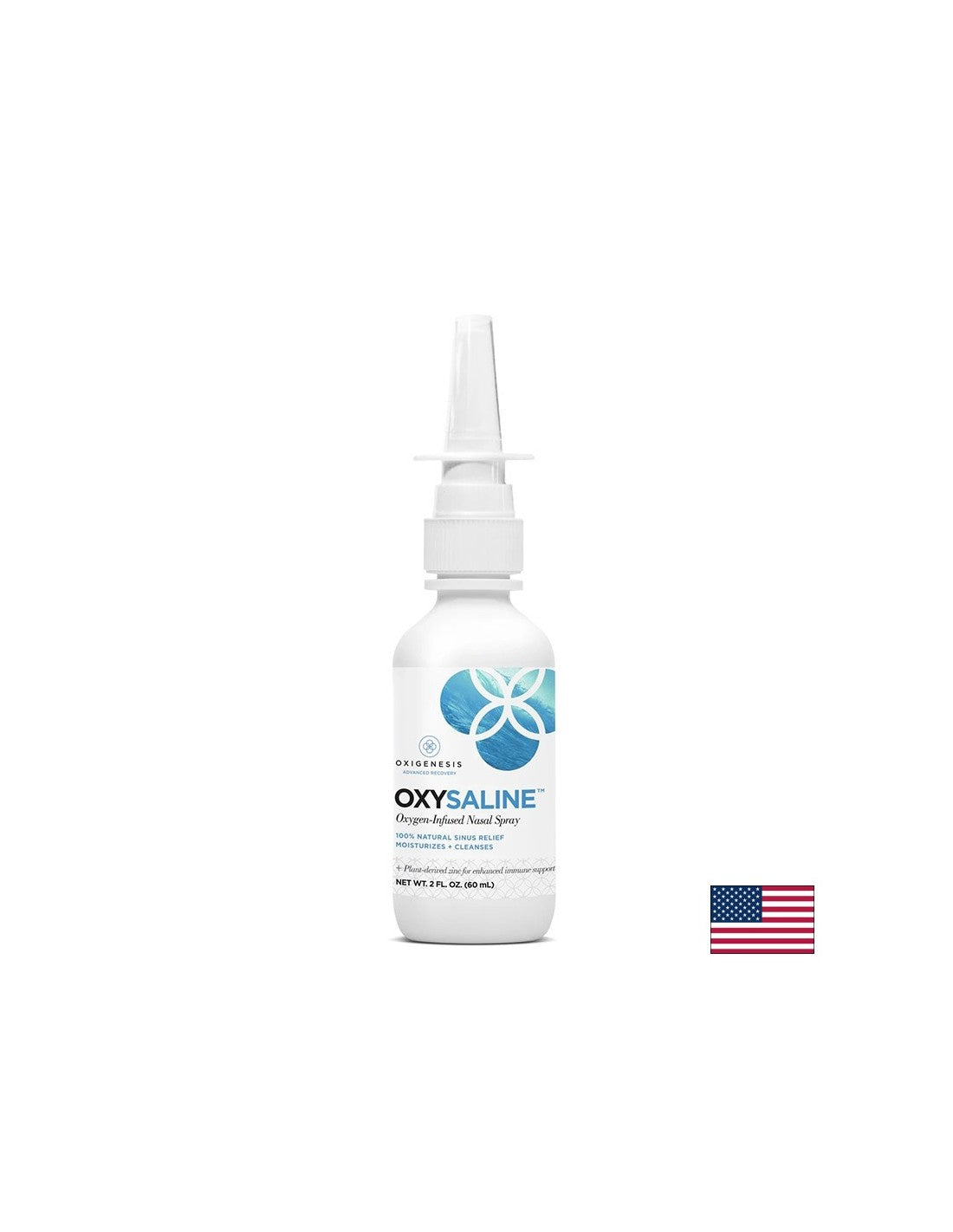 Oxysaline ™ носен кислороден спрей, 60 ml