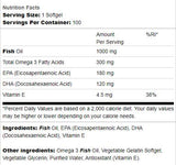 Omega 3 1000 mg - 100 гел капсули