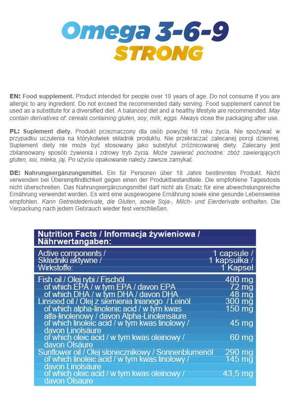 Omega 3-6-9 силен-90 гел капсули