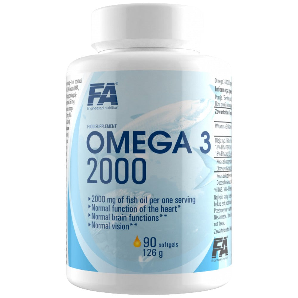 Omega 3 рибено масло 2000 - 90 гел капсули
