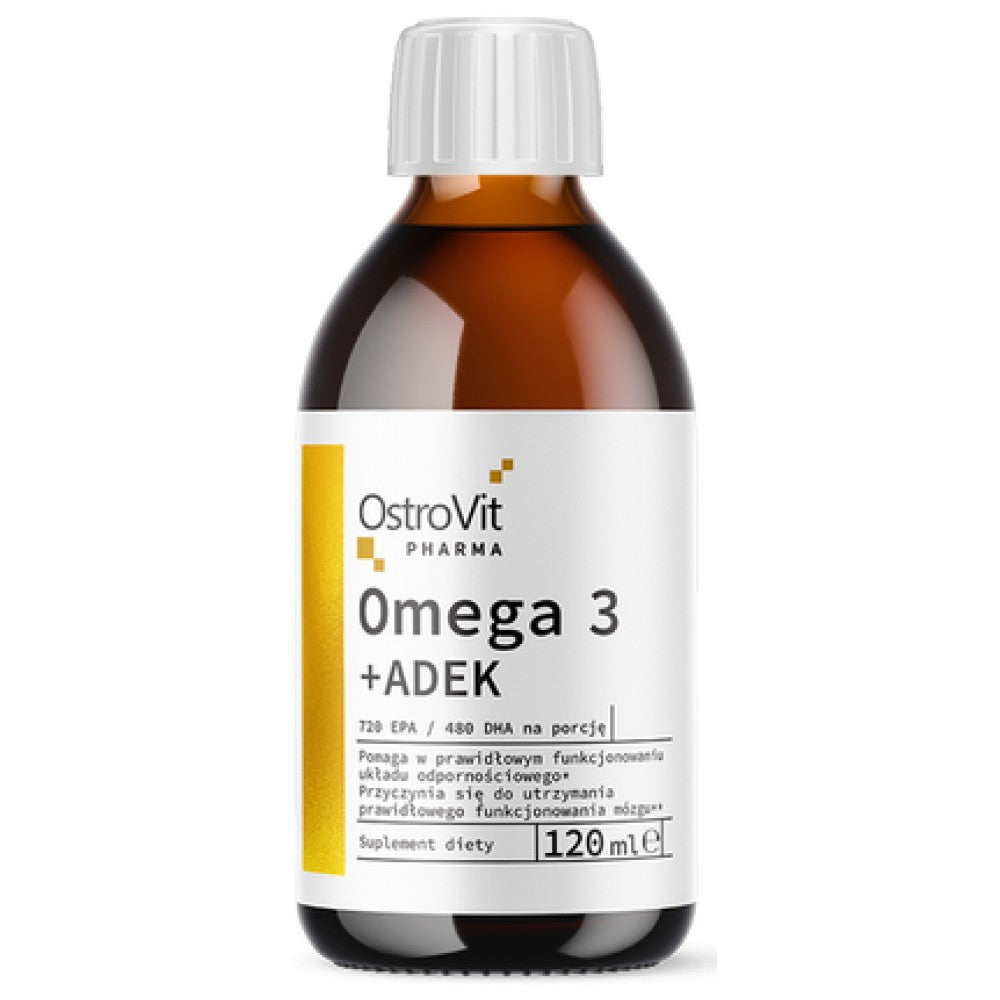 Омега 3 Течност + Адек | Витамин А + D + E + K 120 ml