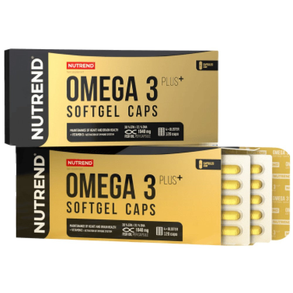 Omega 3 Plus сгъстени капачки - 120 гел капсули
