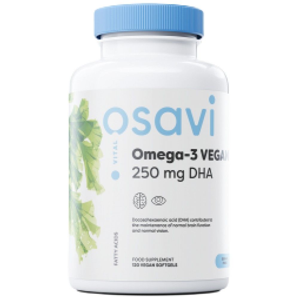 Омега-3 веган | 250 mg DHA - 120 Softgels