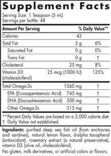 Омега -3d течност 1560 mg - 237 ml