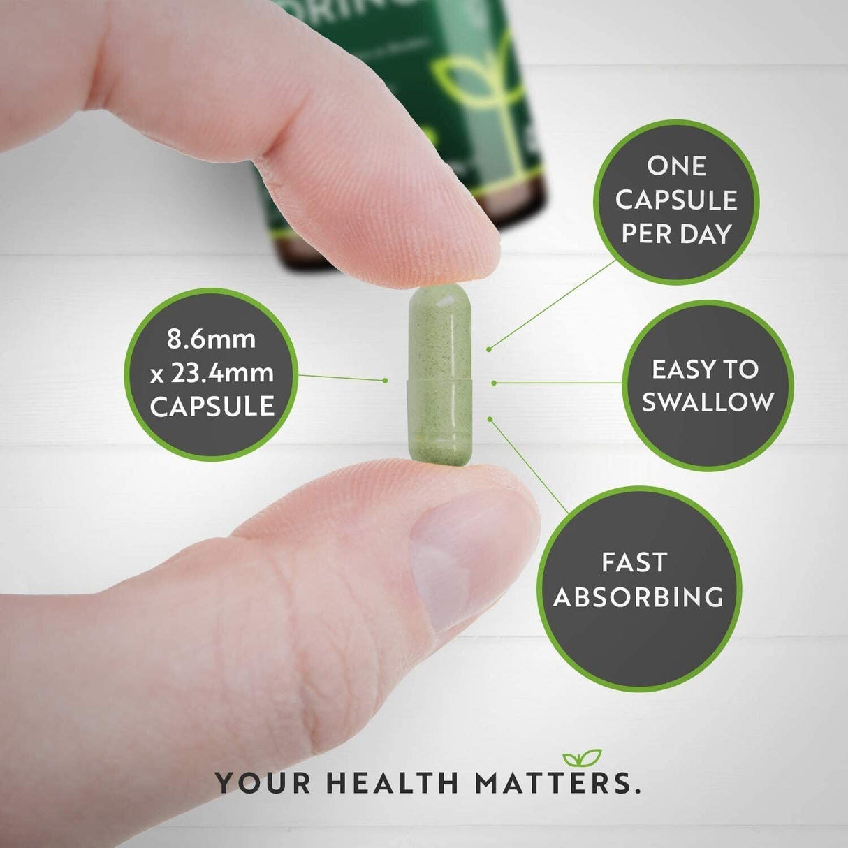 Organic Moringa - Bio Moringa 600 mg 120 вегански капсули