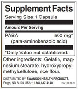 PABA 500 mg - 120 капсули