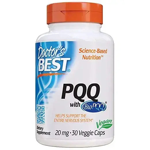 PQQ, антиоксидантни свойства, поддържа нервната система, 20 mg, 30 капсули, <tc>Doctor's Best</tc>