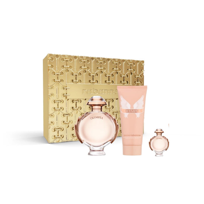 <tc>PACO RABANNE</tc> Olympéa Eau De Parfume Spray 80ml Комплект 3 части Коледа 2023 г.