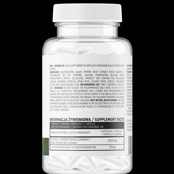 Piperine 95 Vege | 10 mg 100 капсули