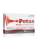 Калиев цитрат / Potas 416mg. 60 раздела. Олимп