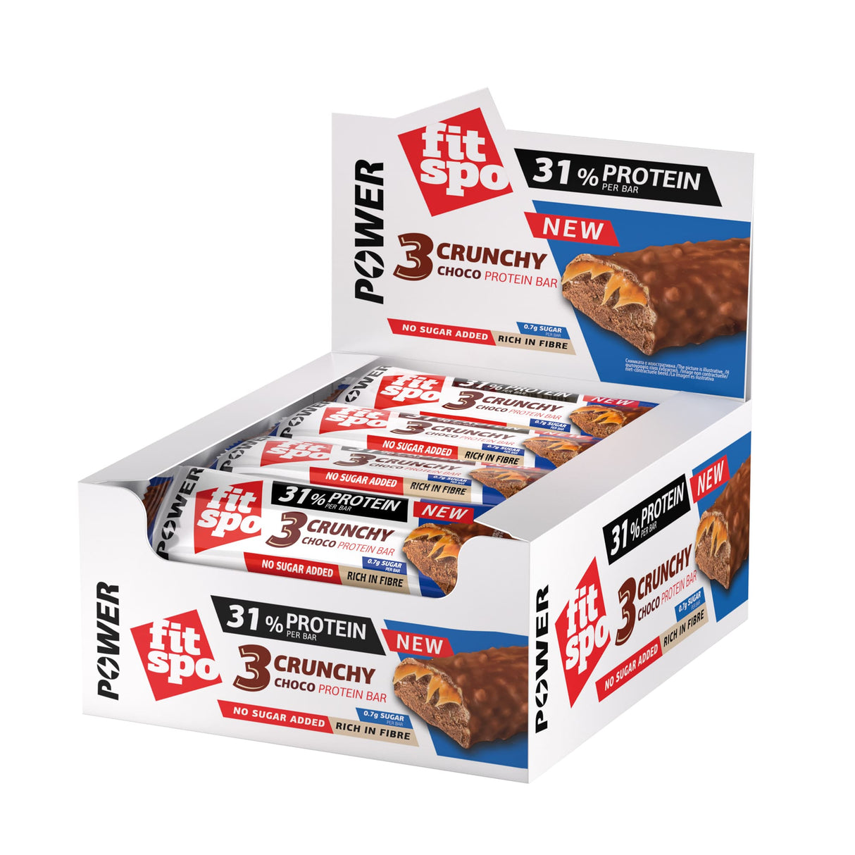Fit Spo Power Bar - 12 x 55 грама