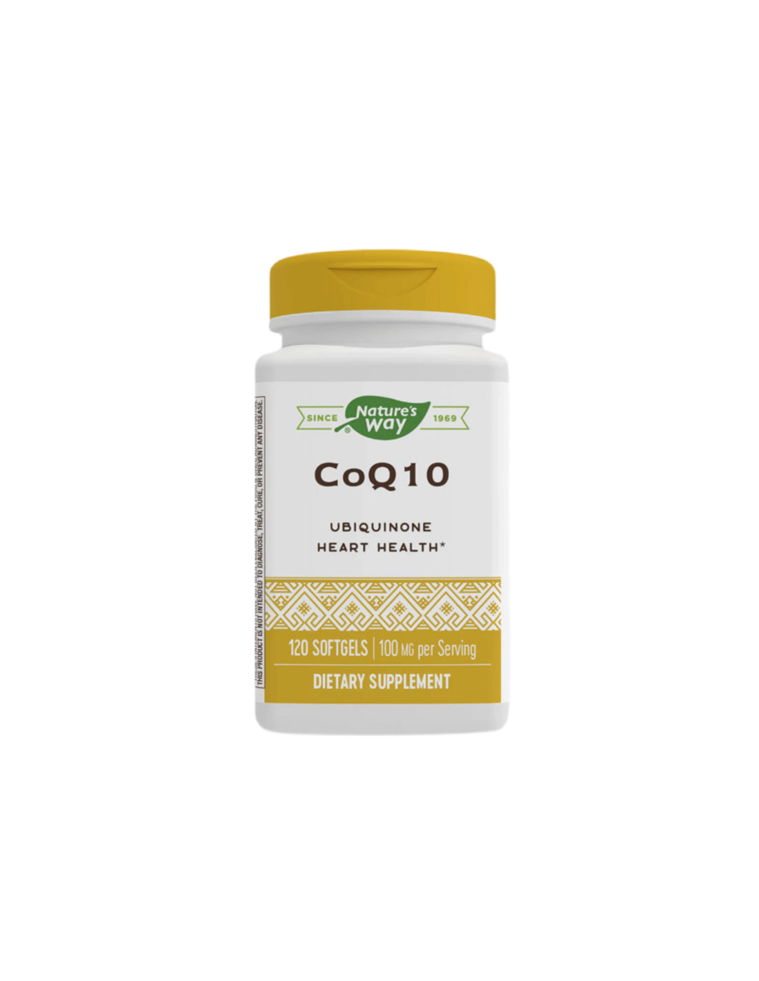 Coenzyme Q10 (убихинон) за здравословно сърце, 100 mg, 60 меки капсули