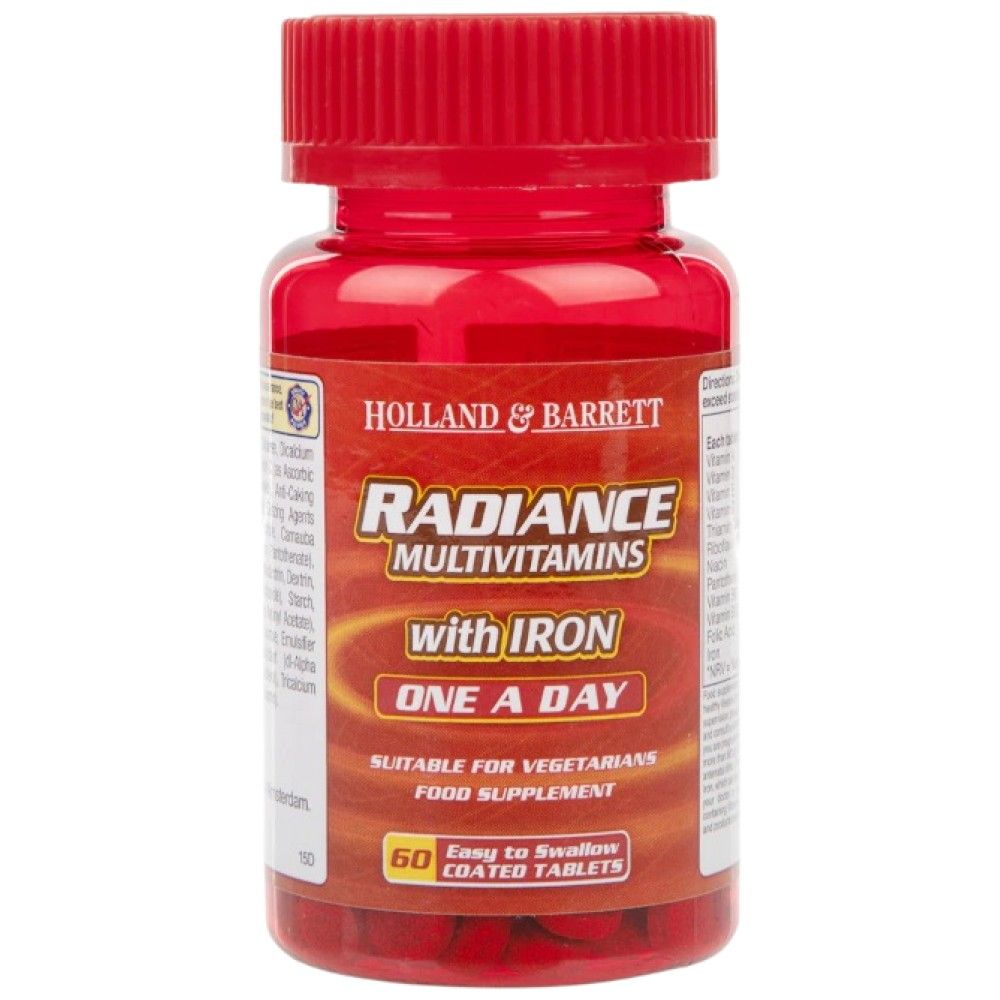 Radiance Multivitamins & Iron | Едно на ден - 60 таблетки