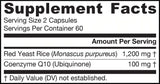 Червен дрожди ориз 1200mg + Coq10 100mg - Червен дрожди ориз + Coenzyme Q10 120 капачки