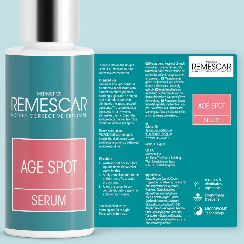 Remesacar серум за коригиране на пигментни петна и възрастови петна - 30 ml