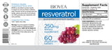 Resveratrol 250 mg / 60 раздели
