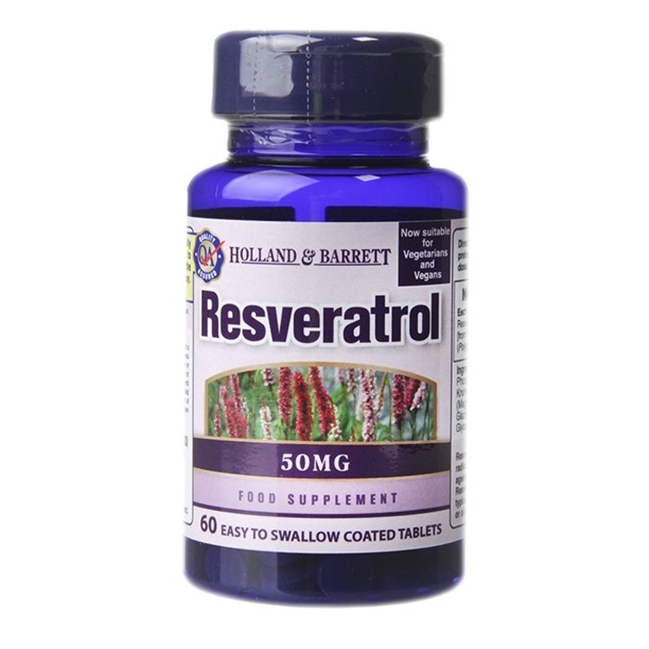 Resveratrol (Resveratrol) 50mg 60 таблетки Holland & Barrett