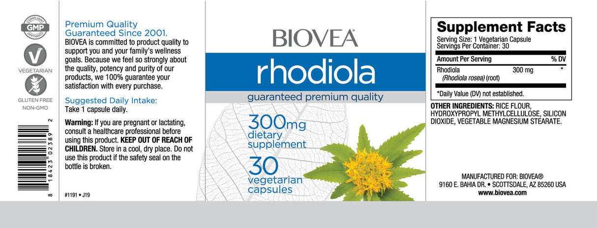 Rhodiola 300 mg / 30 капачки