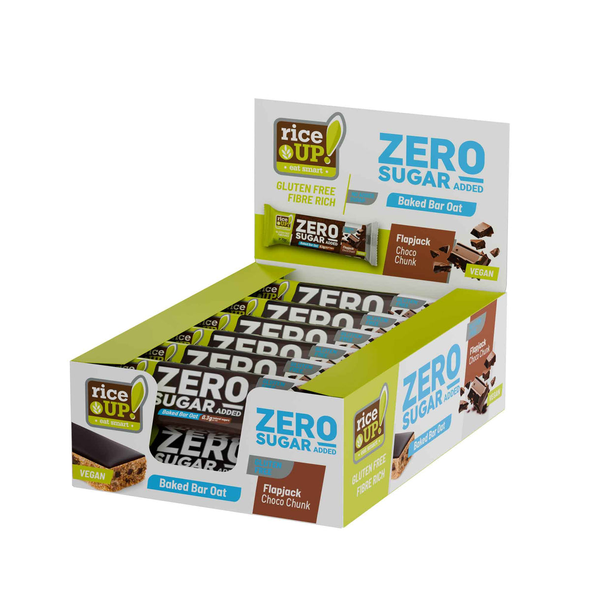 RiceUP! ZERO SUGAR - Flapjack bar - 12 x 70g