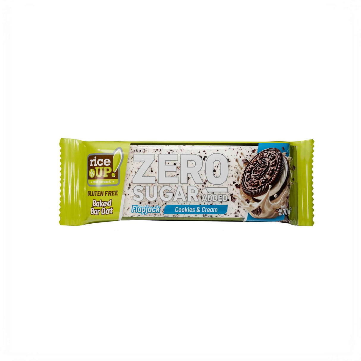 RiceUP! ZERO SUGAR - Flapjack bar - 70g - Nutra Best Europe