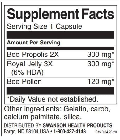 Кралски желе прополис комплекс 300 mg - 60 капсули