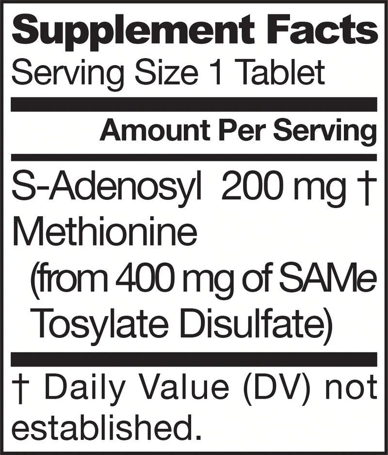 SAM -E 200 mg - 20 таблетки
