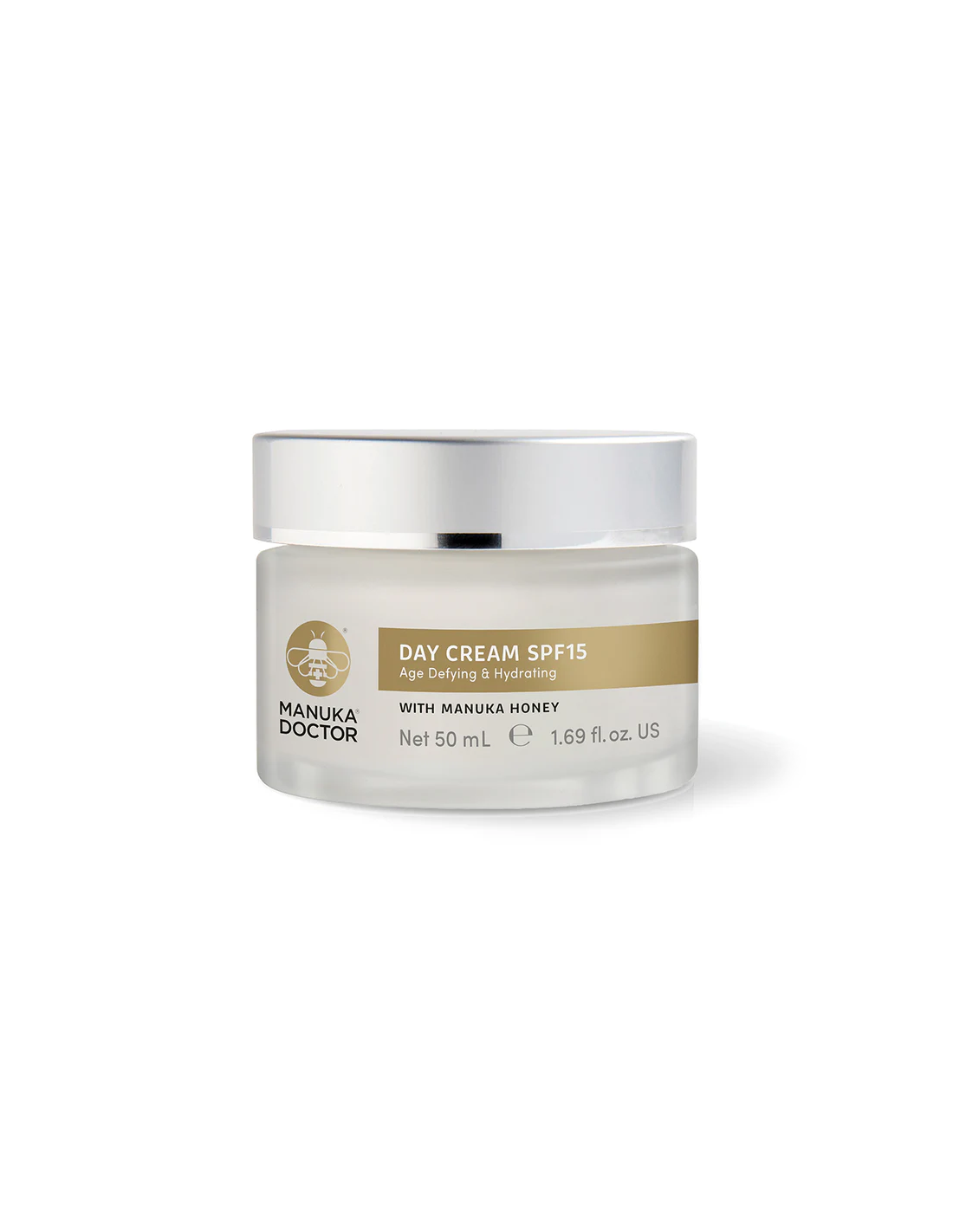 Овлажняващ ежедневен крем за лице против стареене SPF 15 с мед Manuka, 50 ml