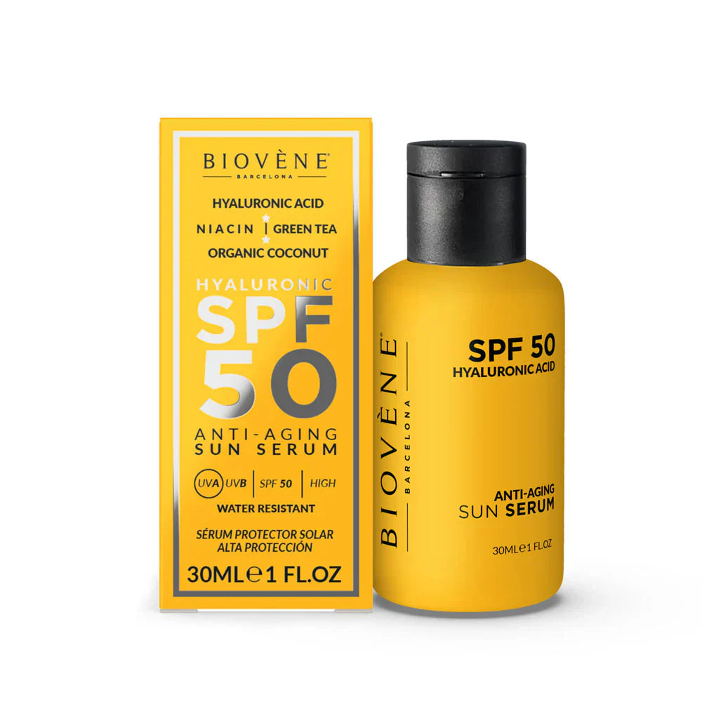 Слънцезащитен крем против стареене SPF 50 с хиалуронова киселина - 30 ml