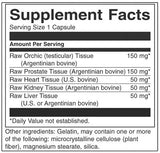Сурови мулти-жлезисти за мъже 450 mg 60 капсули