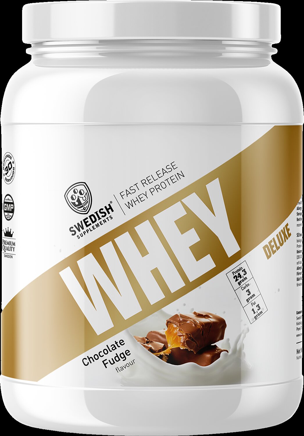 <tc>Swedish Supplements</tc> Суроватъчен протеин Deluxe [900 грама, 27 дози]