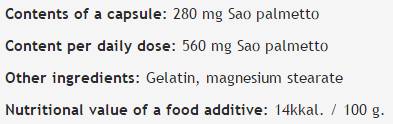 Трион Palmetto 280 mg - 100 капсули