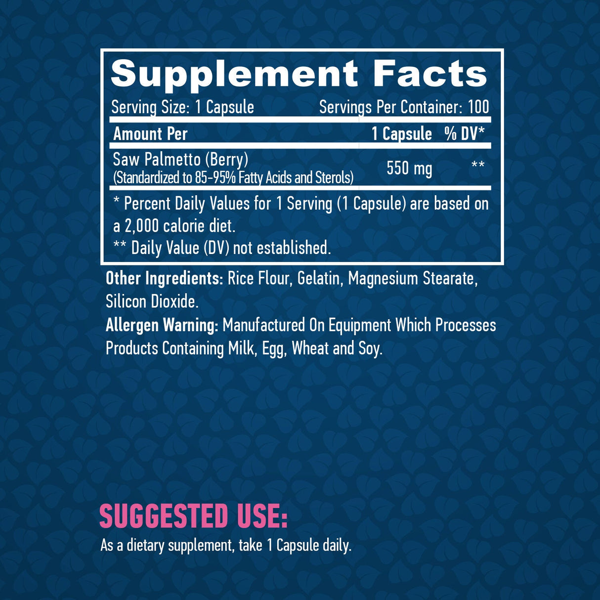Трион Palmetto 550mg. / 100 капачки.